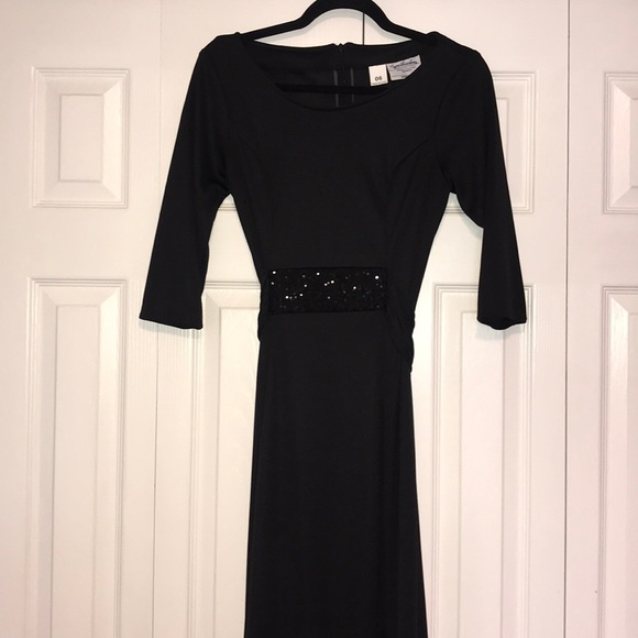 black choir dress